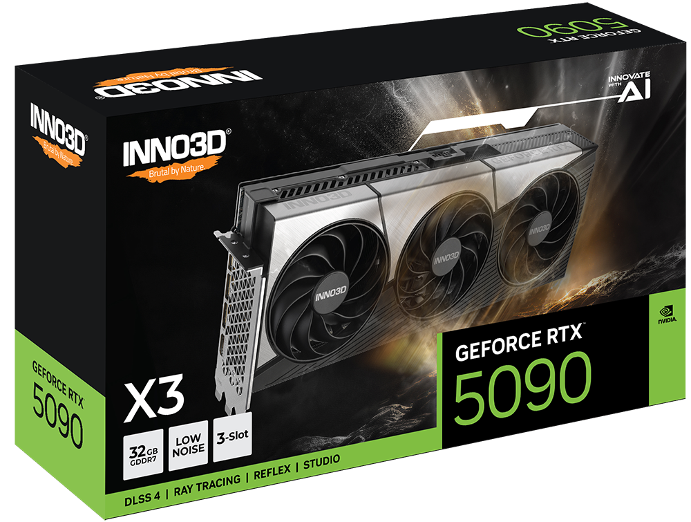 Inno3D GeForce RTX 5090 X3 32GB GDDR7 PCI-Express Graphics Card