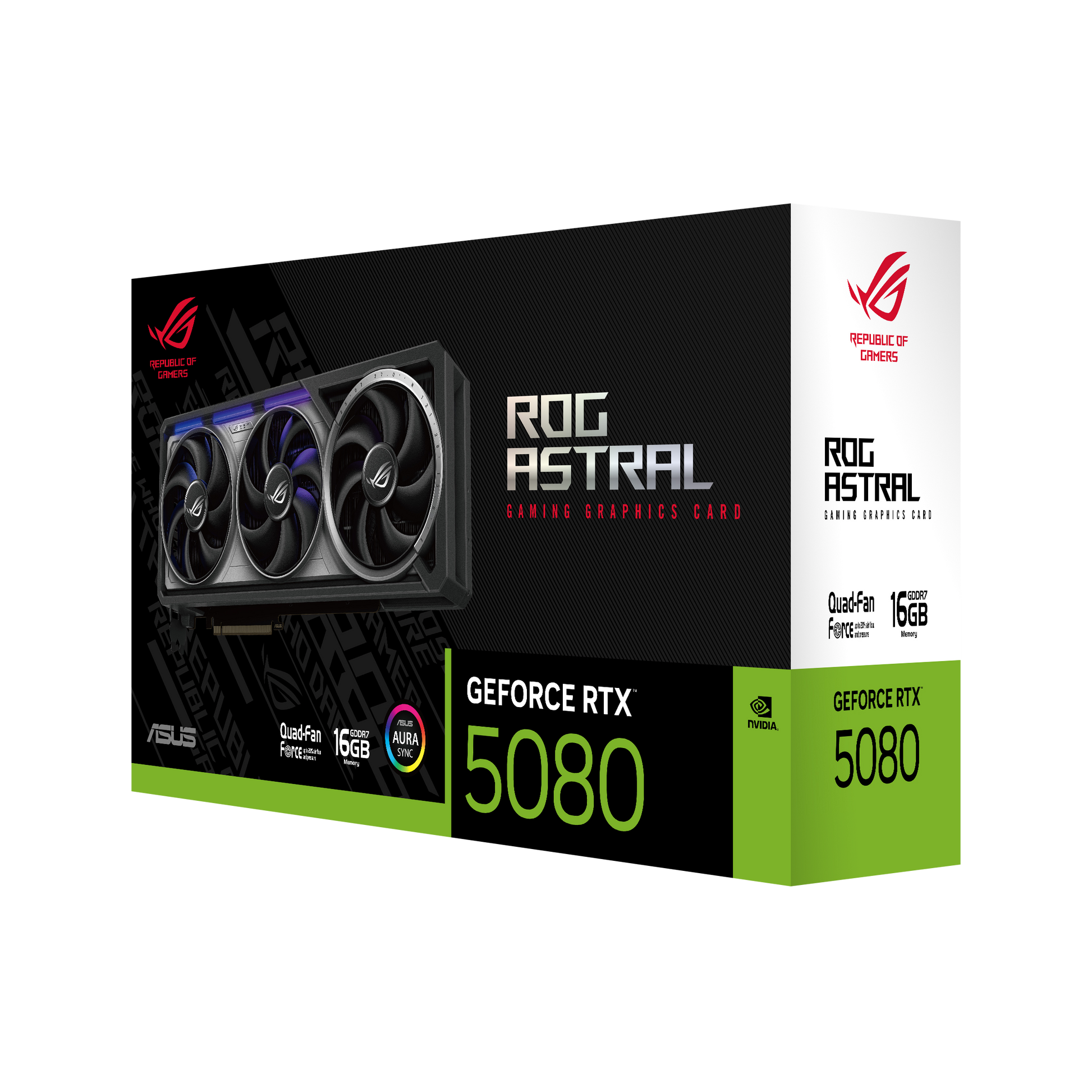 ASUS ROG Astral RTX 5080 16GB GDDR7 PCI-E Performance Graphics Card