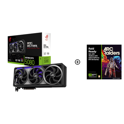 ASUS ROG Astral RTX 5080 16GB GDDR7 PCI-E Performance Graphics Card